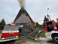 Pożar kościoła w Kępkach