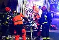 Pożar w bloku przy ul. Fromborskiej, dwie osoby w szpitalu