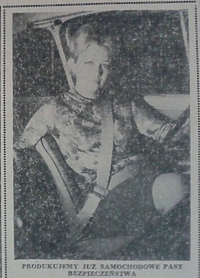 Produkujemy już samochodowe pasy bezpieczeństwa