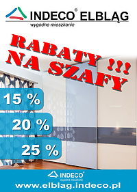 Promocja na szafy Indeco Elbląg