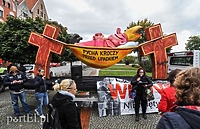 Protestujący:"Pycha w kościele katolickim jest najgorszym grzechem"