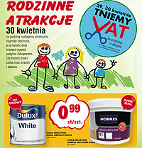 Przed majówką … na zakupy taniej o VAT