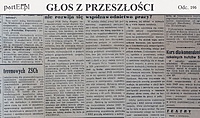Przeniesienie sieci tramwajowej (Głos z przeszłości, odc. 196)
