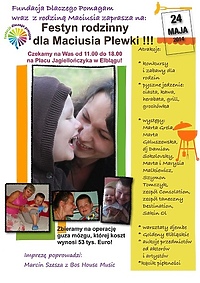 Przyjdź na festyn i pomóż Maciusiowi