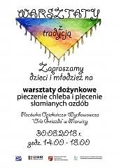 Przyjdź na warsztaty dożynkowe