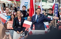Rafał Trzaskowski w Elblągu. „Tych podziałów naprawdę już wystarczy”