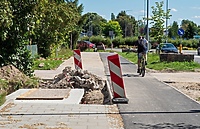 Ścieżki w budowie, rowerzyści już korzystają
