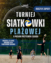 Siatkówka plażowa w Parku Wodnym Dolinka