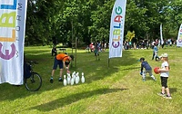 Sjesta w parku Modrzewie na zakończenie wakacji
