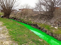 Skąd zielona woda w rowach?