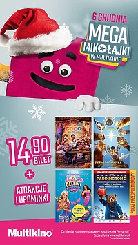 Specjalne atrakcje na Mikołajki w Multikinie