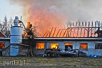 Spłonęła stolarnia w Dąbrowie, z ogniem walczyło około 30 strażaków