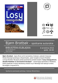 Spotkanie autorskie z Bjørnem Bratbakiem odwołane