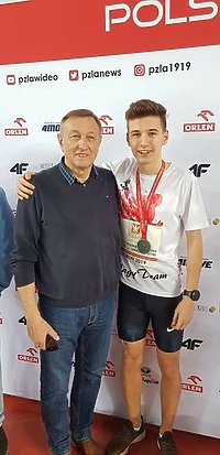 Srebrny Kacper Lewalski  (lekka atletyka)