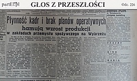 "Stan przygotowań nie budzi większych obaw" (Głos z przeszłości, odc. 226)