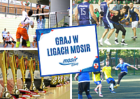 Startują ligi MOSiR - futbol, siatkówka, kosz 3x3