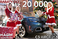 SUV Citroen C5 Aircross z rabatami do 20 000 zł tylko do końca grudnia!
