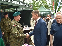 Batalion promował Elbląg w Legionowie