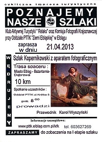 Szlak Kopernikowski z aparatem fotograficznym