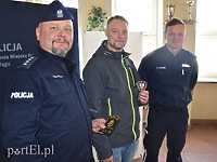 Szwedzki policjant w elbląskiej komendzie