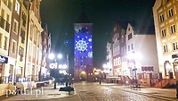 Kwiaty i pisanki na Bramie Targowej
