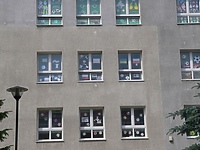 SP nr 21 "wystrojona" na Euro2012