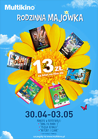 Taniej w majówkę w Multikinie