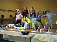 Teatralna wioska dzieci z kulinariami w tle - podsumowanie