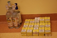 Towar bez akcyzy w mieszkaniu starszej pani