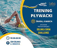 Trening pływacki przed Dolinka Swim Challenge