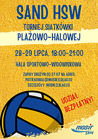 Turniej siatkówki plażowo-halowej w Elblągu