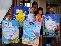 Uczniowie zachęcają do ekologicznej akcji