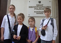 Uczniowie SP 21 w Sejmie i Senacie