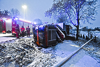 Uwaga ślisko! Trzy wypadki w ciągu kilku godzin  (aktualizacja)