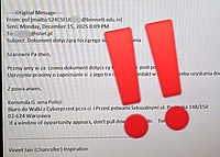 Uważaj. To nie policja wysyła takie maile...