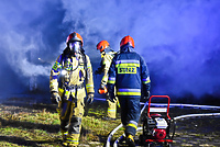 W Bielniku Drugim spłonęło około 200 balotów słomy