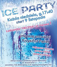 W niedzielę ostatnie taneczne spotkanie na lodowisku