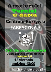 W piątek rusza II edycja Turnieju Amatorskiego w darta