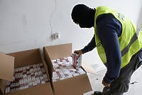 Toyota z kontrabandą