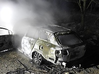 W Suchaczu spłonęła toyota