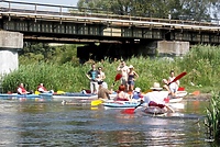 Wakacyjny spływ kajakowy