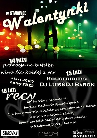 Walentynki w Starovce - sprawdź co przygotowaliśmy