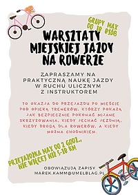 Warsztaty rowerowej jazdy po mieście