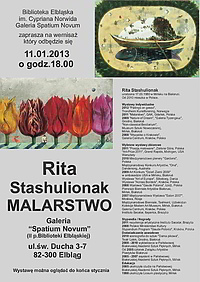 Wernisaż wystawy malarstwa Rity Stashulionak