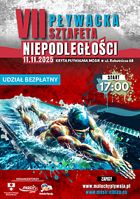 Weź udział w VII Pływackiej Sztafecie Niepodległości