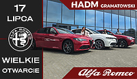 Wielkie otwarcie nowego salonu Alfa Romeo w Elblągu!