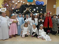 Wigilijne spotkanie przedszkolaków z ul. Bema