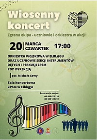 Wiosenny koncert  w szkole muzycznej