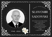Wspomnienie o Profesorze Sławomirze Sadowskim