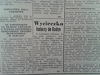 Wycieczka kolarzy do Kadyn